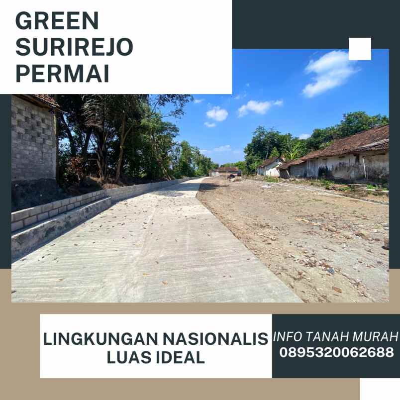 tanah pekarangan 2 3jt meter di ngaglik