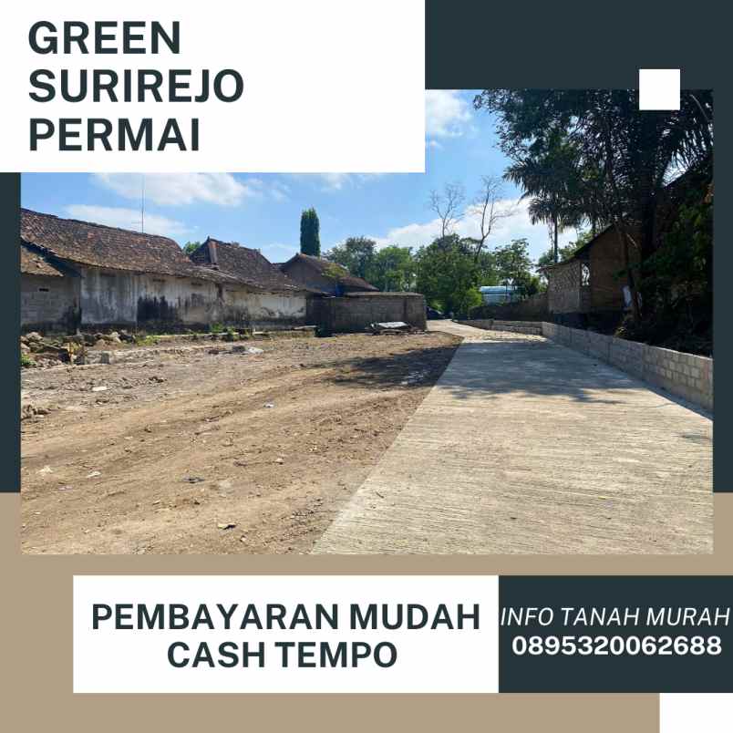 tanah pekarangan 2 3jt meter di ngaglik