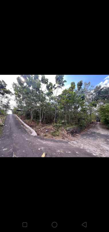 tanah pekarangan dua sisi murah