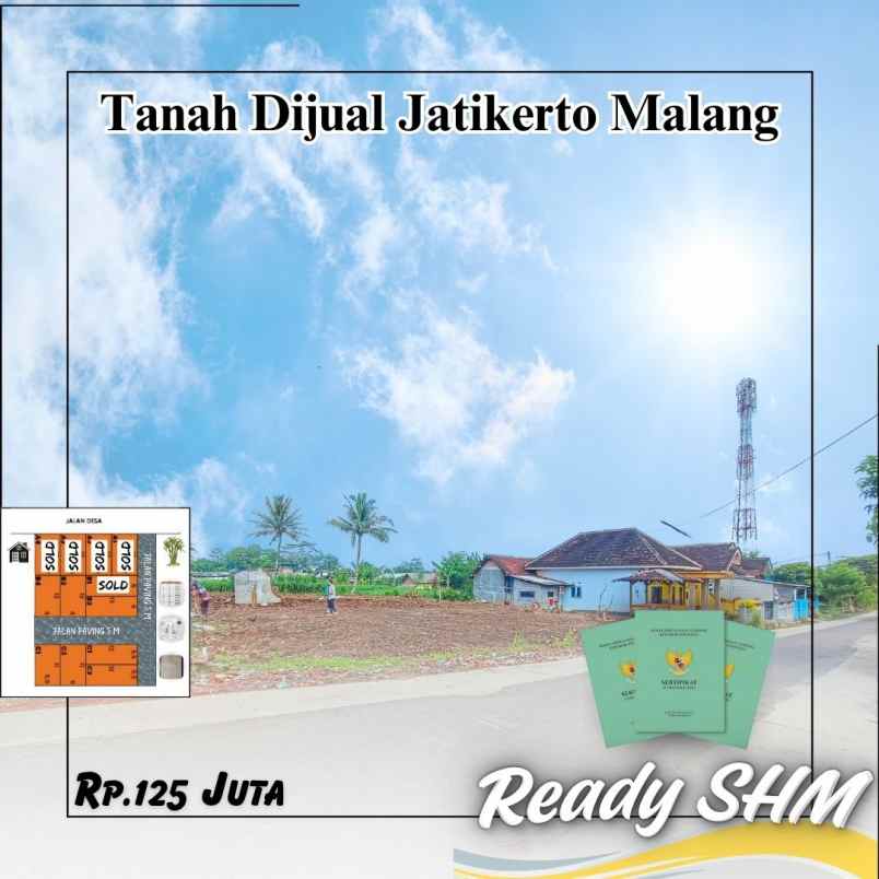 tanah shm di kepanjen jatikerto