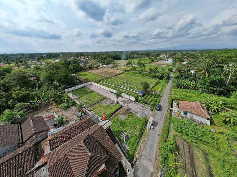 tanah view merapi sawah cocok hunian villa jogja