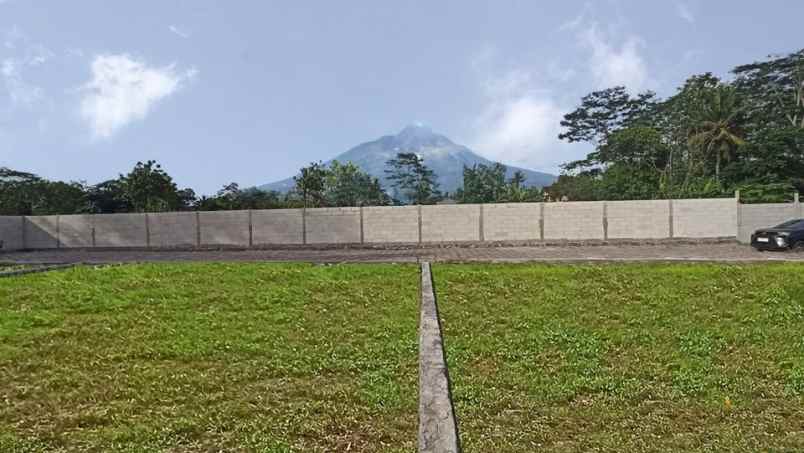 tanah view merapi sawah cocok hunian villa jogja