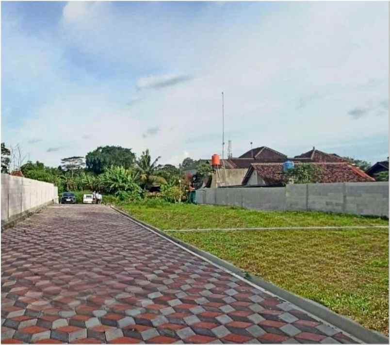 tanah view merapi sawah cocok hunian villa jogja