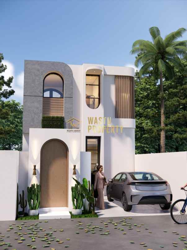 villa 2 lantai modern dekat toll di badung bali