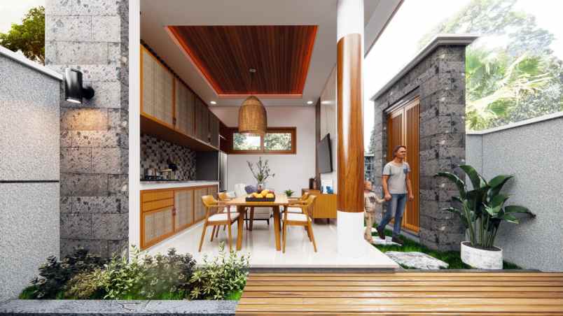 villa modern di nusadua dekat bali national golf club