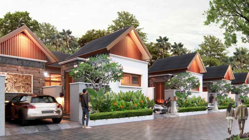 villa modern di nusadua dekat bali national golf club