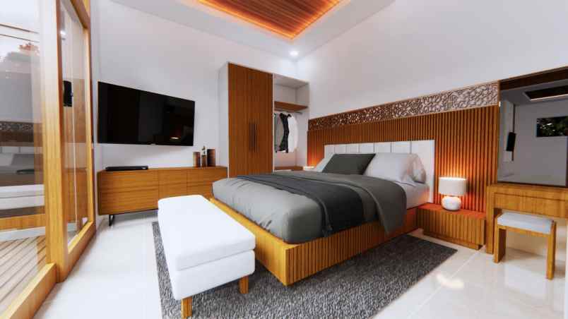 villa modern di nusadua dekat bali national golf club