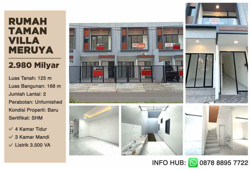 brand new house taman villa meruya