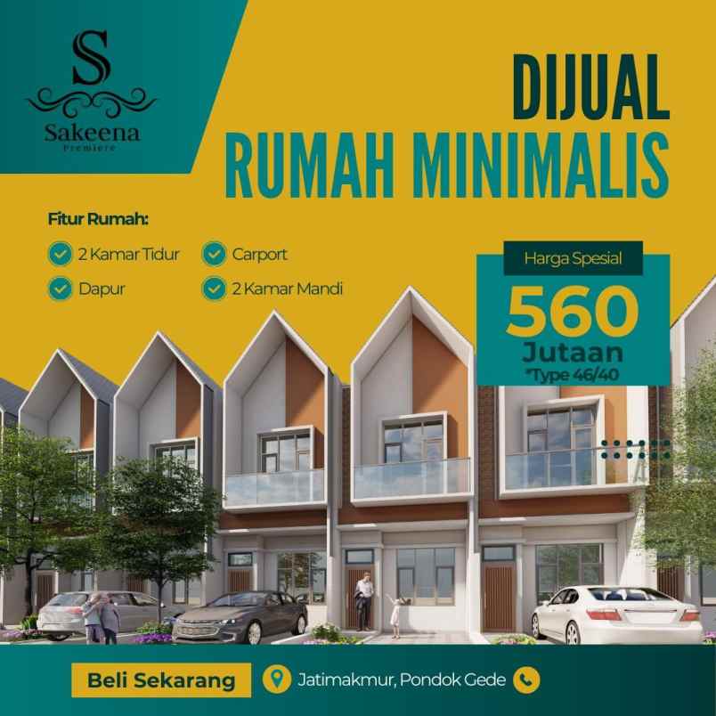 compact house muslim di jatimakmur pondok gede