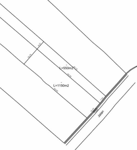 dijual 17 are jl raya tanah lot beraban kediri tabanan