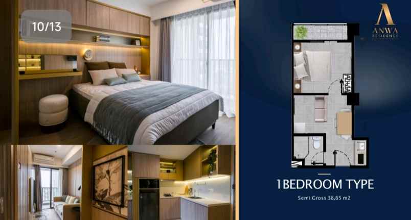 dijual apartemen anwa bintaro harga perdana