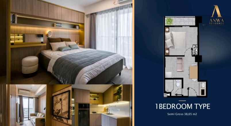 dijual apartemen anwa bintaro harga perdana