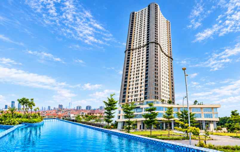 dijual apartemen grand dharmahusada lagoon