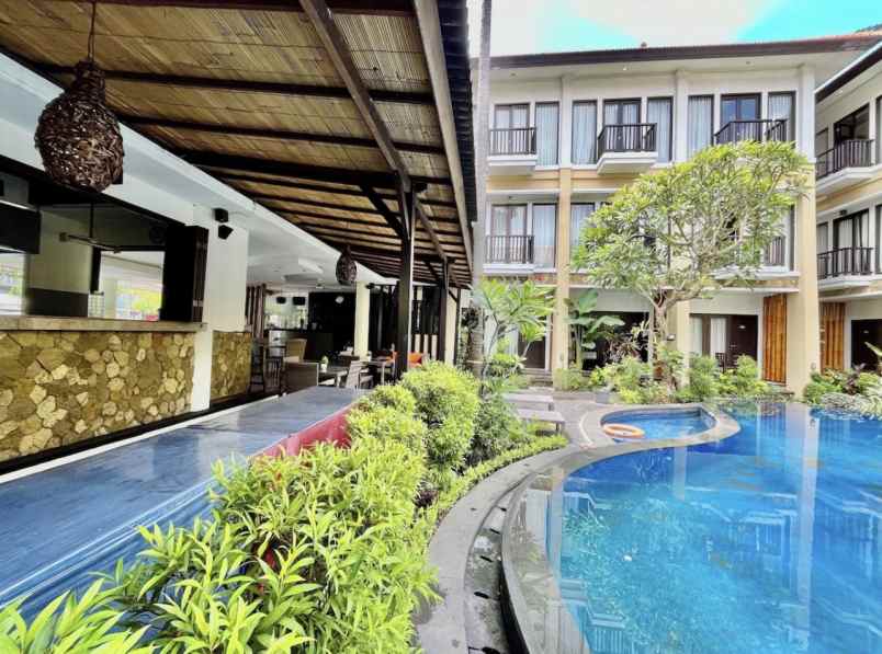 dijual hotel jl blambangan kuta kec