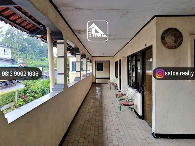dijual hotel jl raya puncak cisarua kab