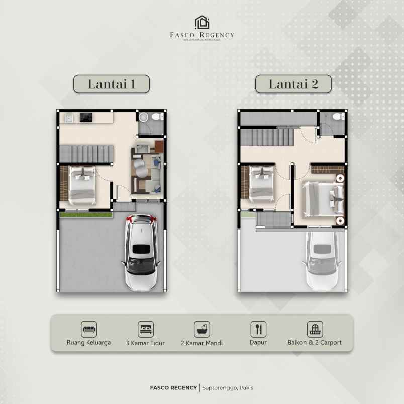 dijual hunian 600jt an lokasi strategis fasco regency