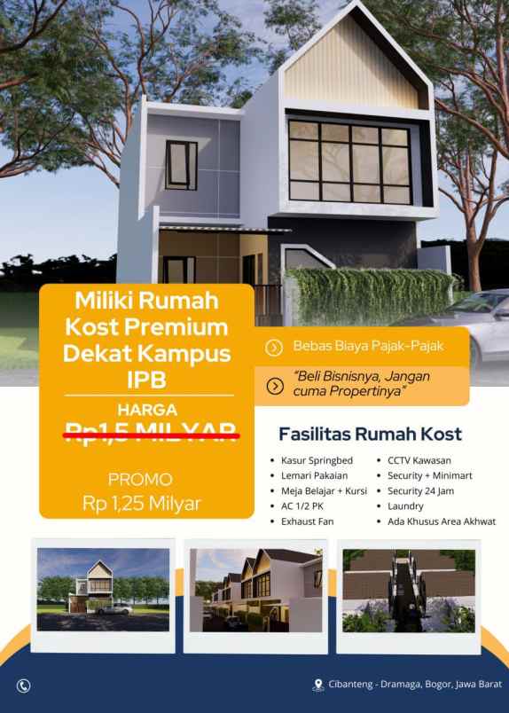 dijual kost ciampea