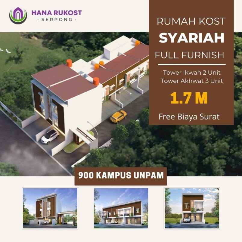 dijual kost pamulang serpong