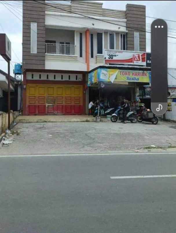 dijual ruko 2 lantai jl delima panam deket jumbo mart