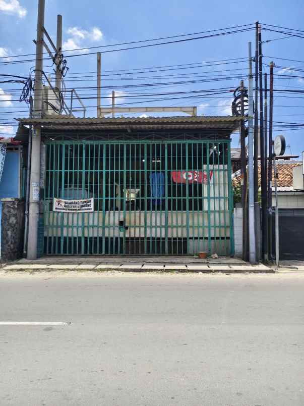 dijual ruko gudang kantor jalan agus salim bekasi