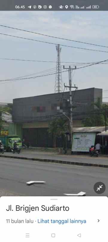 dijual ruko gudang kantor jl brigjend sudiarto