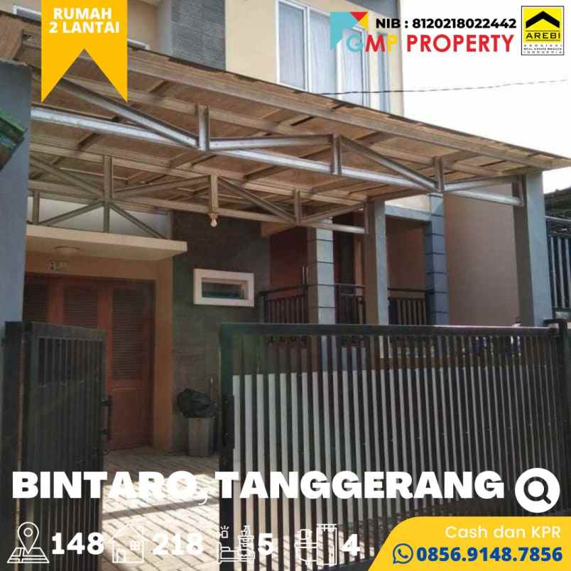 dijual rumah bintaro