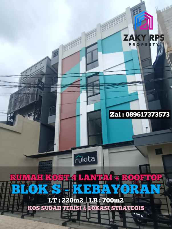 dijual rumah blok s kebayoran baru