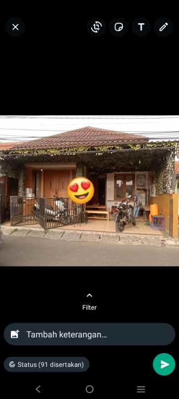 dijual rumah cantik dan berikut tempat caffe