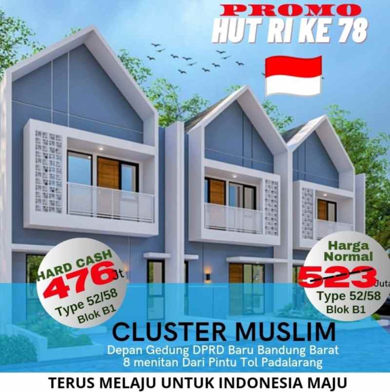 dijual rumah cijamil