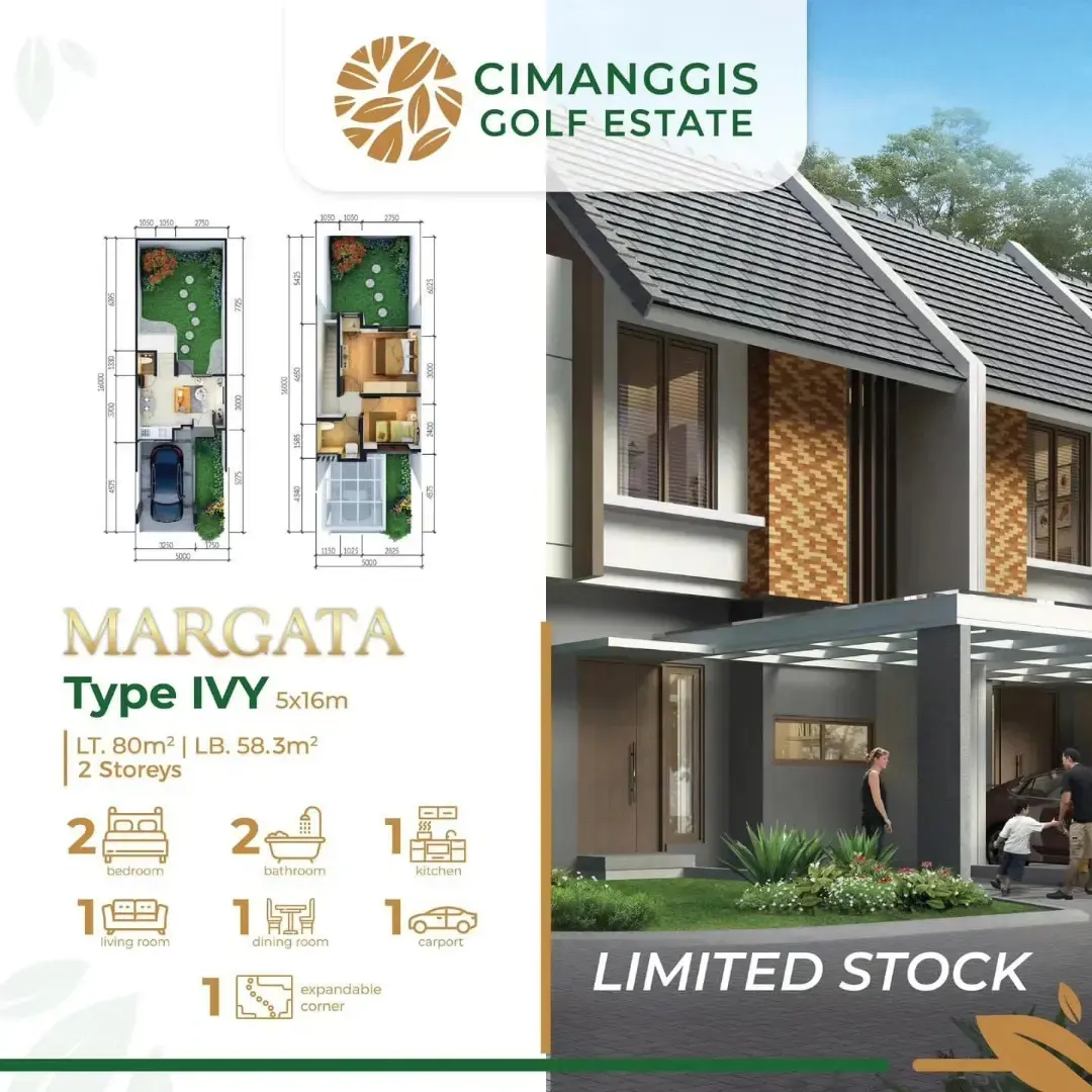 dijual rumah cimanggis depok