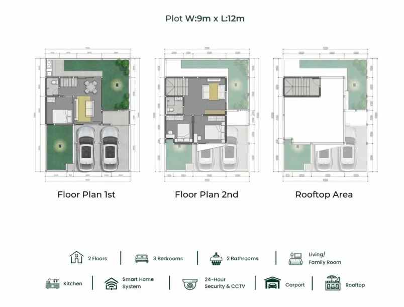 dijual rumah cluster dago valley cisitu