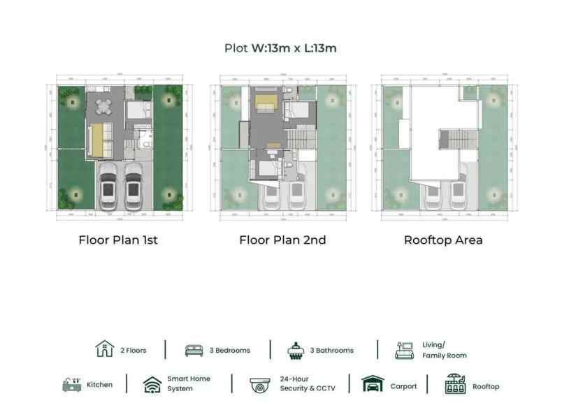 dijual rumah cluster dago valley cisitu