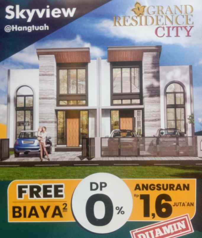 dijual rumah cluster tanpa dp di cijengkol setu bekasi