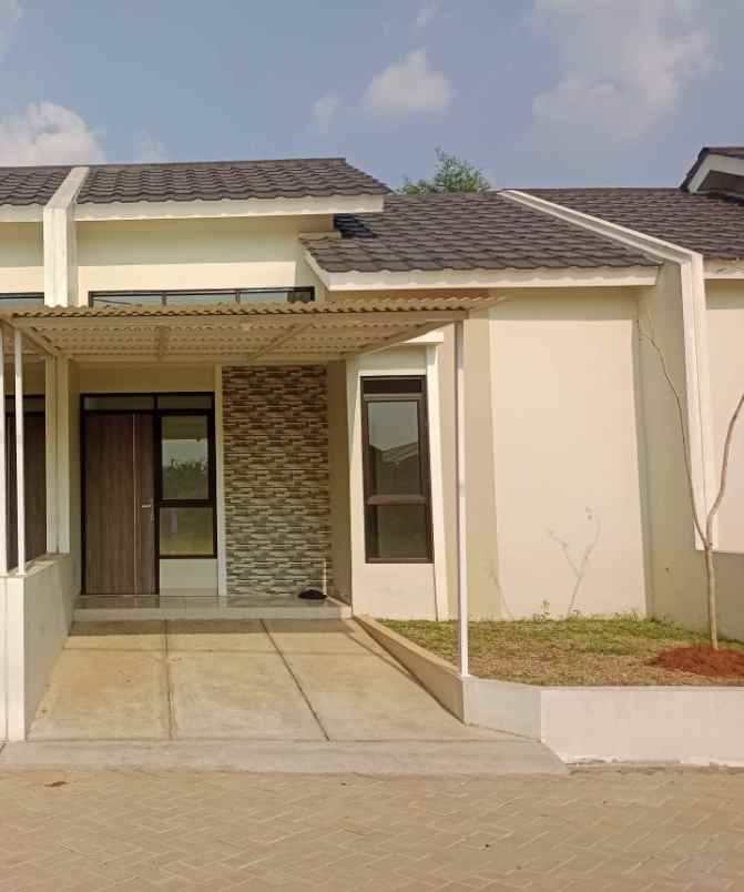 dijual rumah cluster waru selia parung