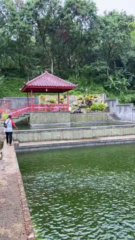 dijual rumah dan kolam ikan di kaduela kuningan