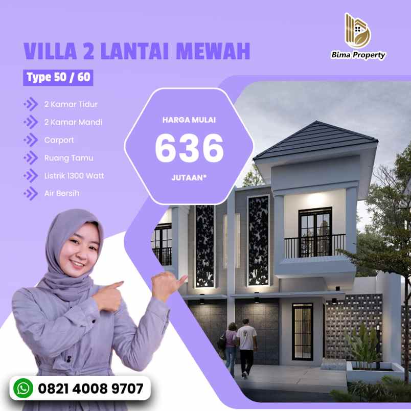 dijual rumah dau