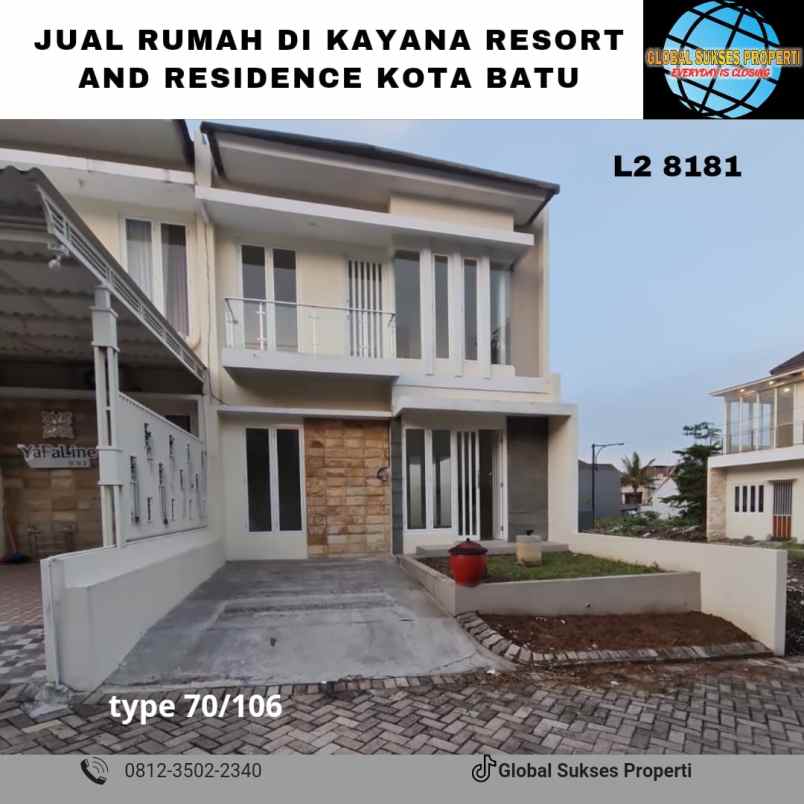 dijual rumah di kayana resort dan