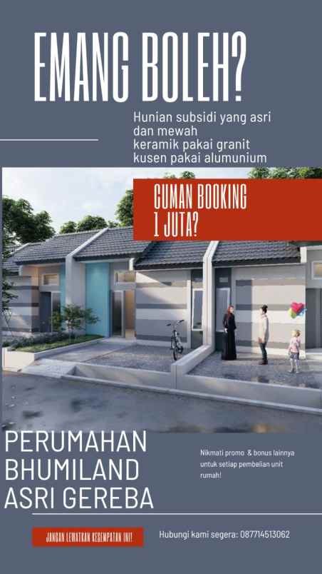 dijual rumah gereba kuningan