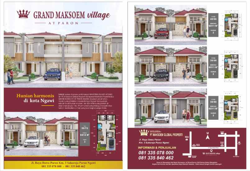 dijual rumah grand maksoem village