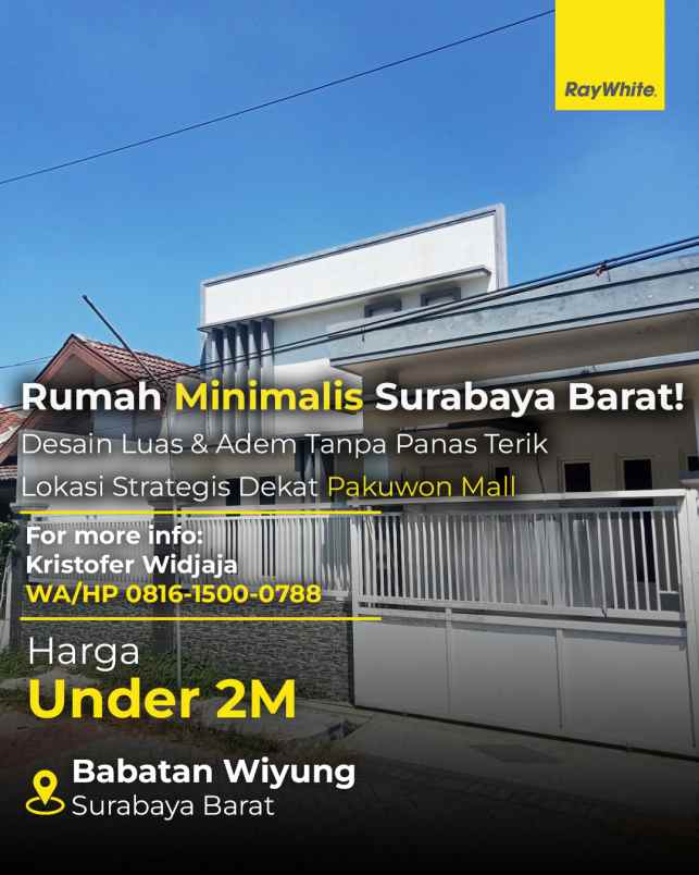 dijual rumah griya babatan mukti