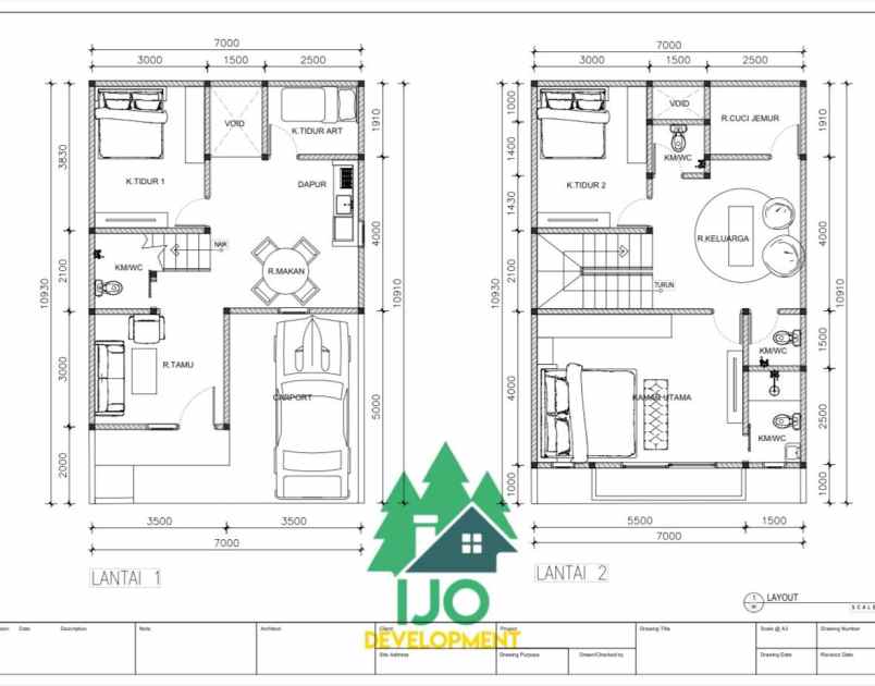 dijual rumah jalan kahfi 2 jagakarsa