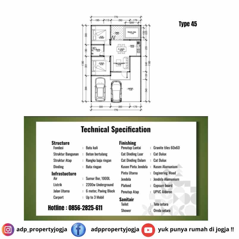 dijual rumah jalan kaliurang km 12