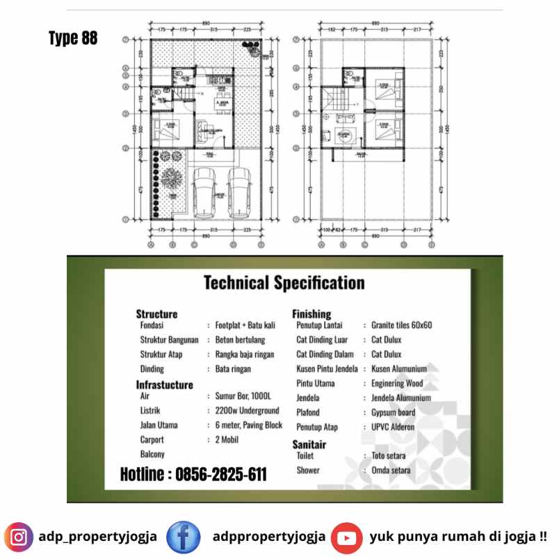 dijual rumah jalan kaliurang km 12