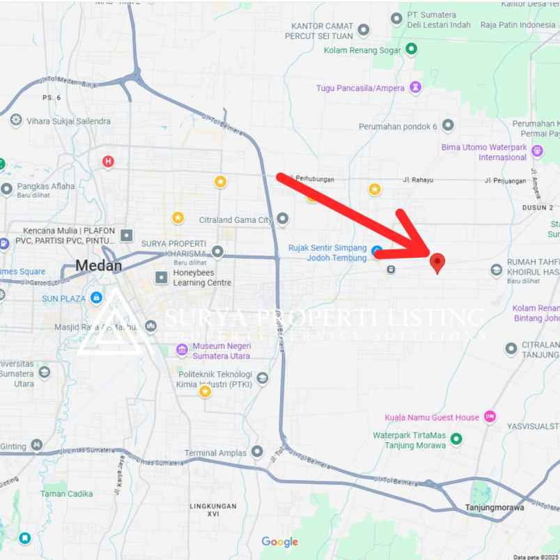 dijual rumah jalan makmur pasar 7 tembung