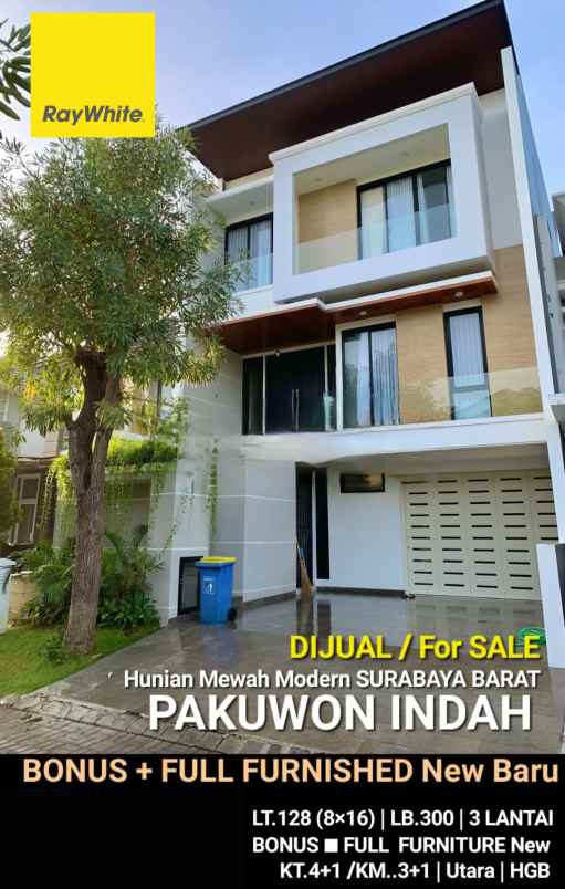 dijual rumah jalan pakuwon indah