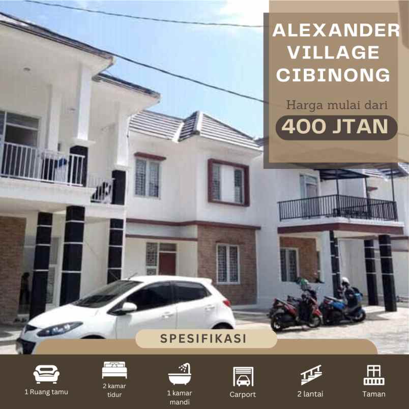 dijual rumah jalan sukahati pemda cibinong