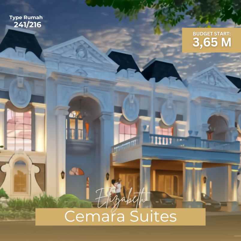 dijual rumah jl cemara kipas