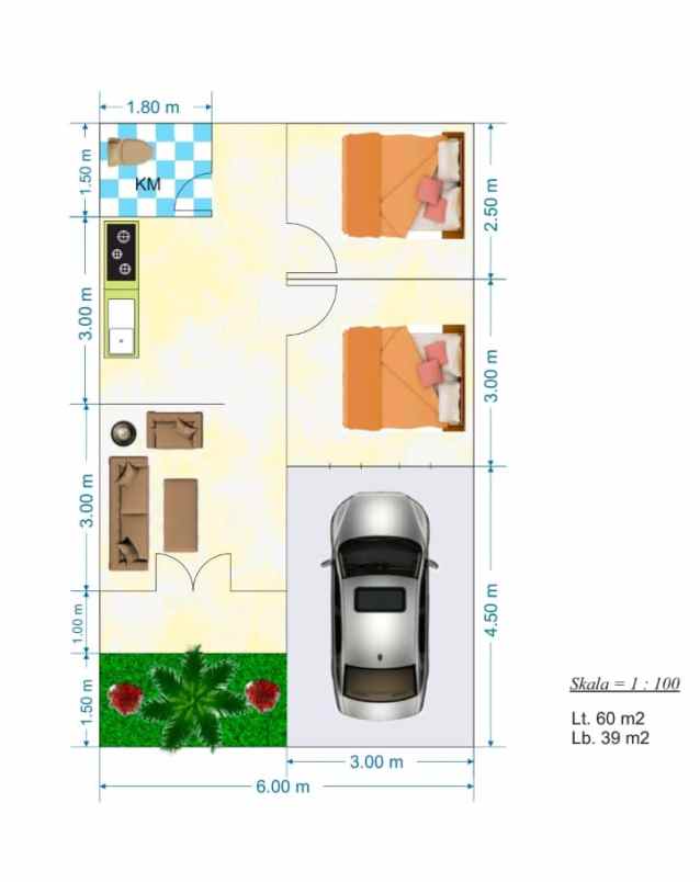 dijual rumah jl fani affandi pondok jagung