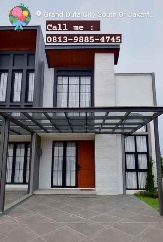 dijual rumah jl gdc boulevard jabon