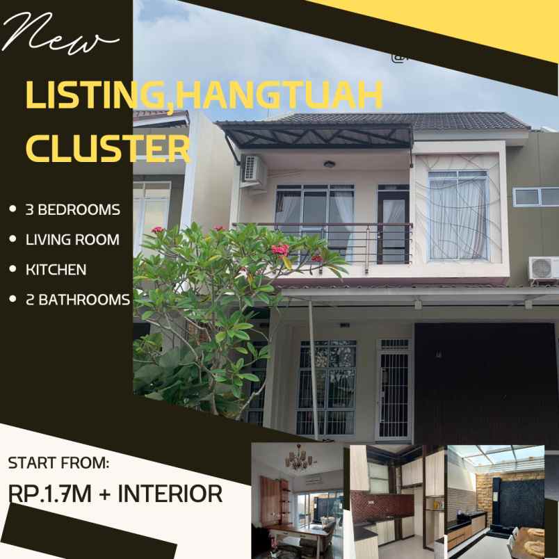 dijual rumah jl hangtuah ujung